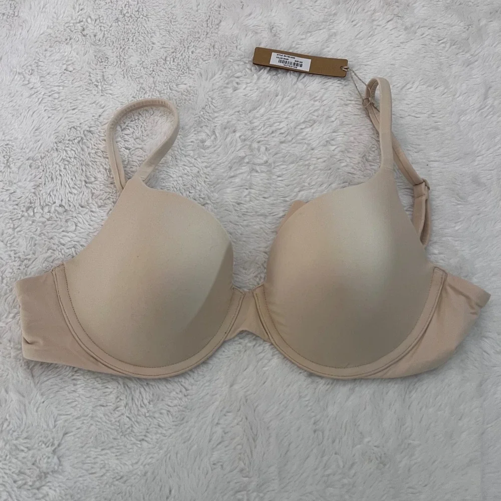 SKIMS Fits Everybody T-Shirt Bra Sand Tan Underwire BR-TSH-2023 Size 34C NWT - Picture 3 of 13